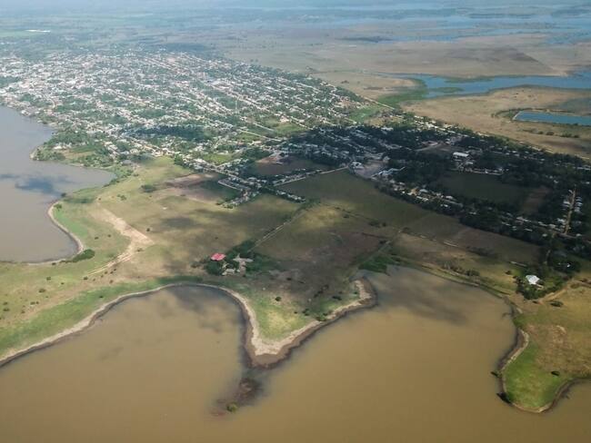 Foto: Panorámica de La Mojana sucreña desde San Marcos. Fondo Adaptación