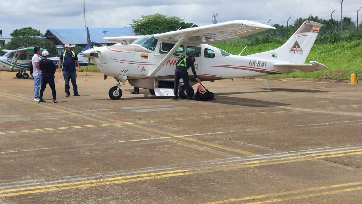 Mal clima retrasa llegada de SIJIN al sitio del siniestro de avioneta de la Registraduría en Vaupés