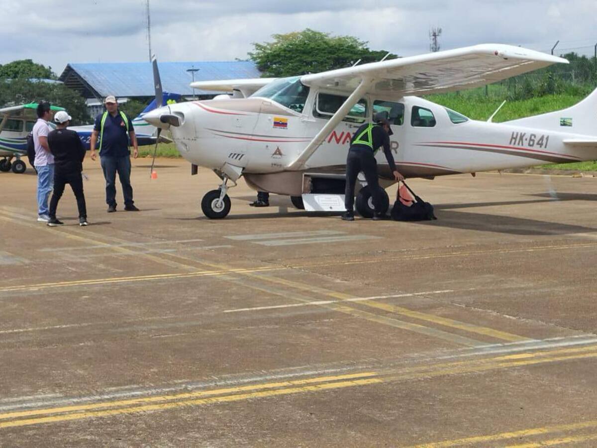 Mal clima retrasa llegada de SIJIN al sitio del siniestro de avioneta de la Registraduría en Vaupés
