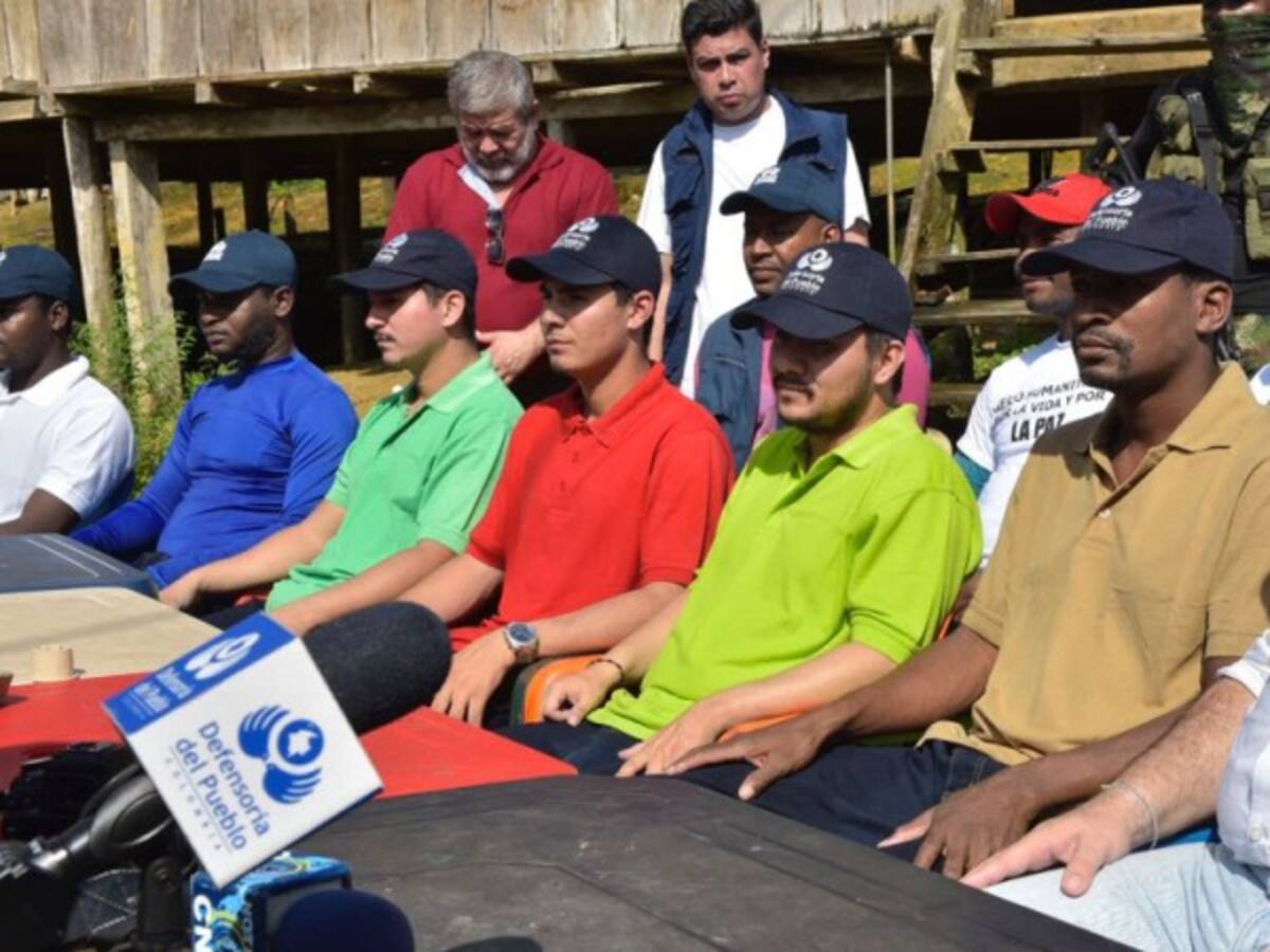 Libres seis secuestrados por el ELN en el Chocó