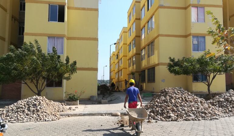 Arreglo en las torres de apartamento de Cormoranes en Cúcuta