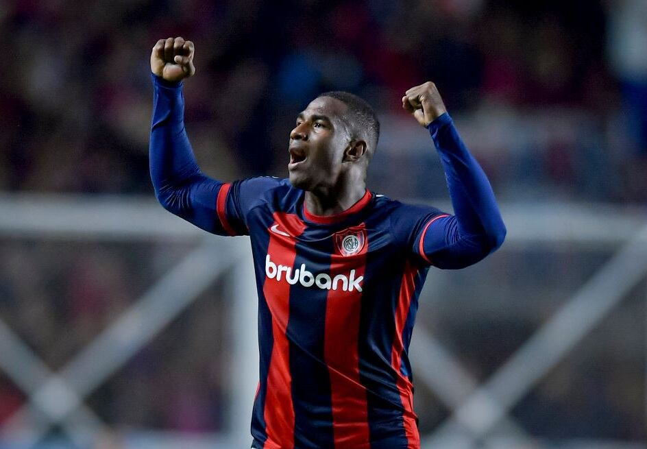 Jhohan Romaña, defensor colombiano de San Lorenzo / Getty Images