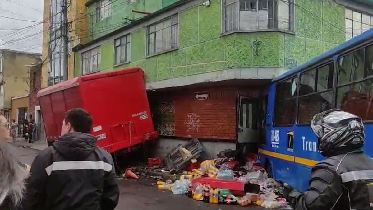 Nuevamente un bus del SITP involucrado en un accidente: es el tercero en Bogotá en una semana