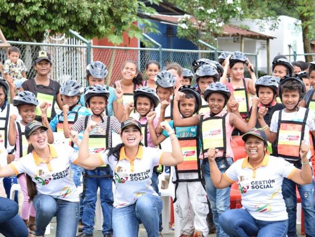 Estudiantes de Montecristo, Bolívar, cuentan con nuevas bicicletas