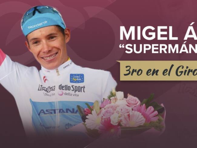 ¡'Supermán' López logró su primer podio en una grande!, tercero en el Giro