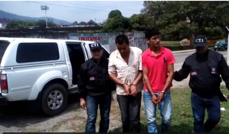 Los dos capturados no aceptados cargos, pero un juez les dicto medida de aseguramiento carcelario