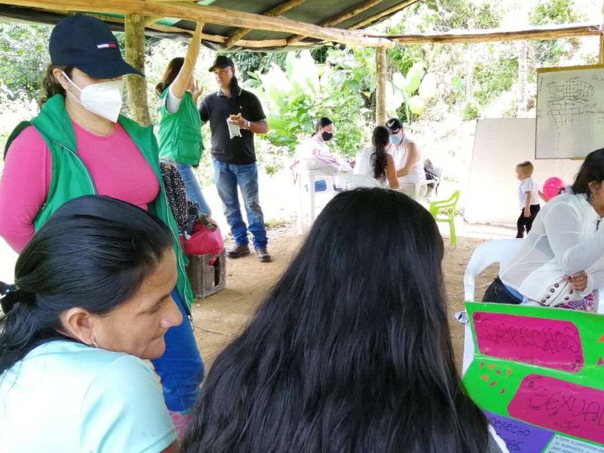 46 mujeres excombatientes recibieron brigada de salud en Mutatá