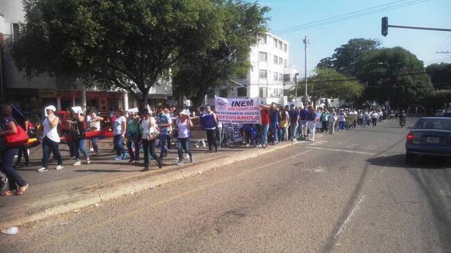 Estudiantes marcharon por las calles de Cúcuta