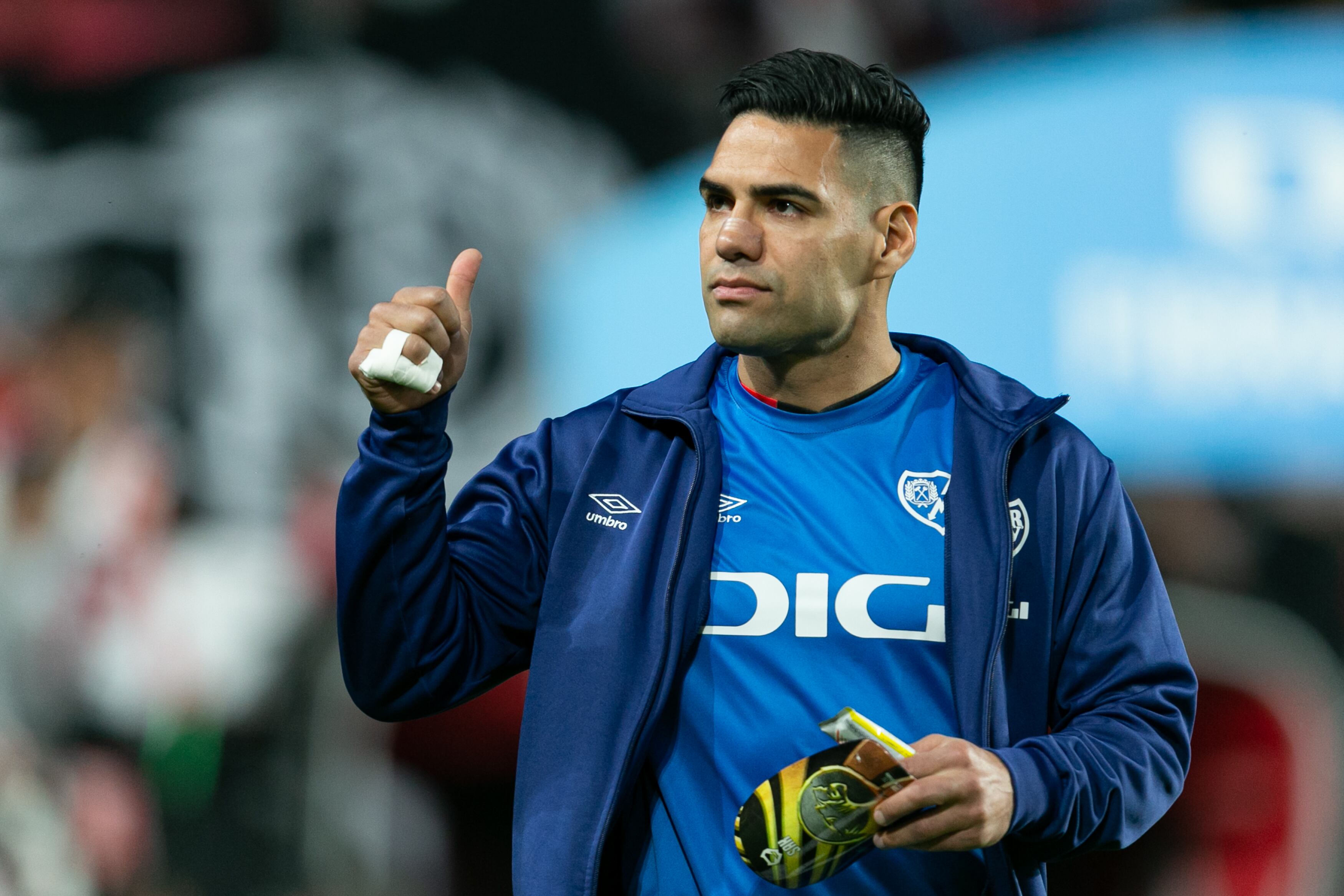 Falcao se recupera de una lesión muscular actualmente. (Photo by Flor Tan Jun/Getty Images)