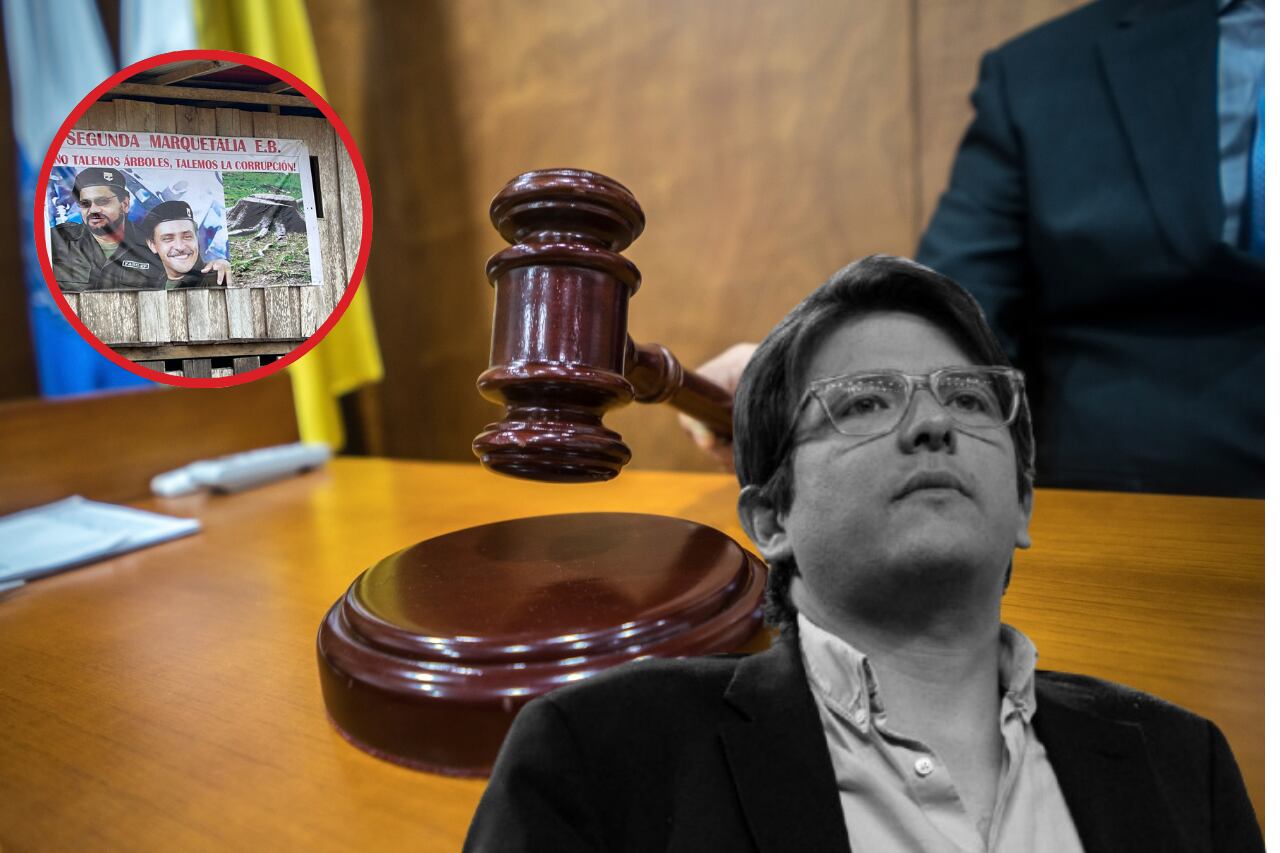 Imagen de referencia: Miguel Uribe y Fiscalía: Getty Images / Segunda Marquetalia: Caracol Radio.