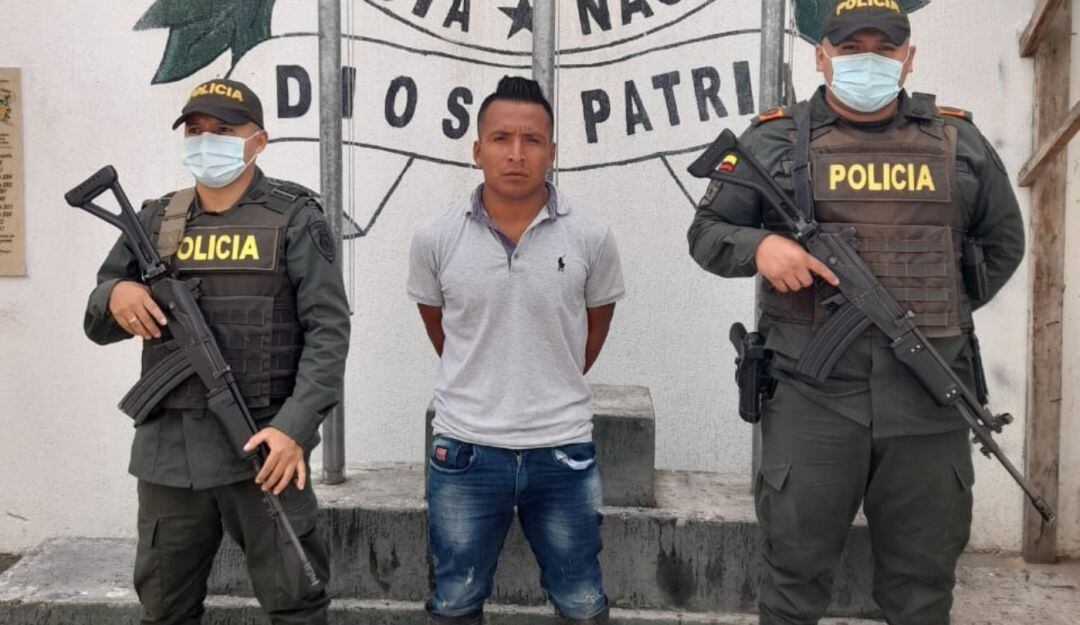 Capturado en Huila. 