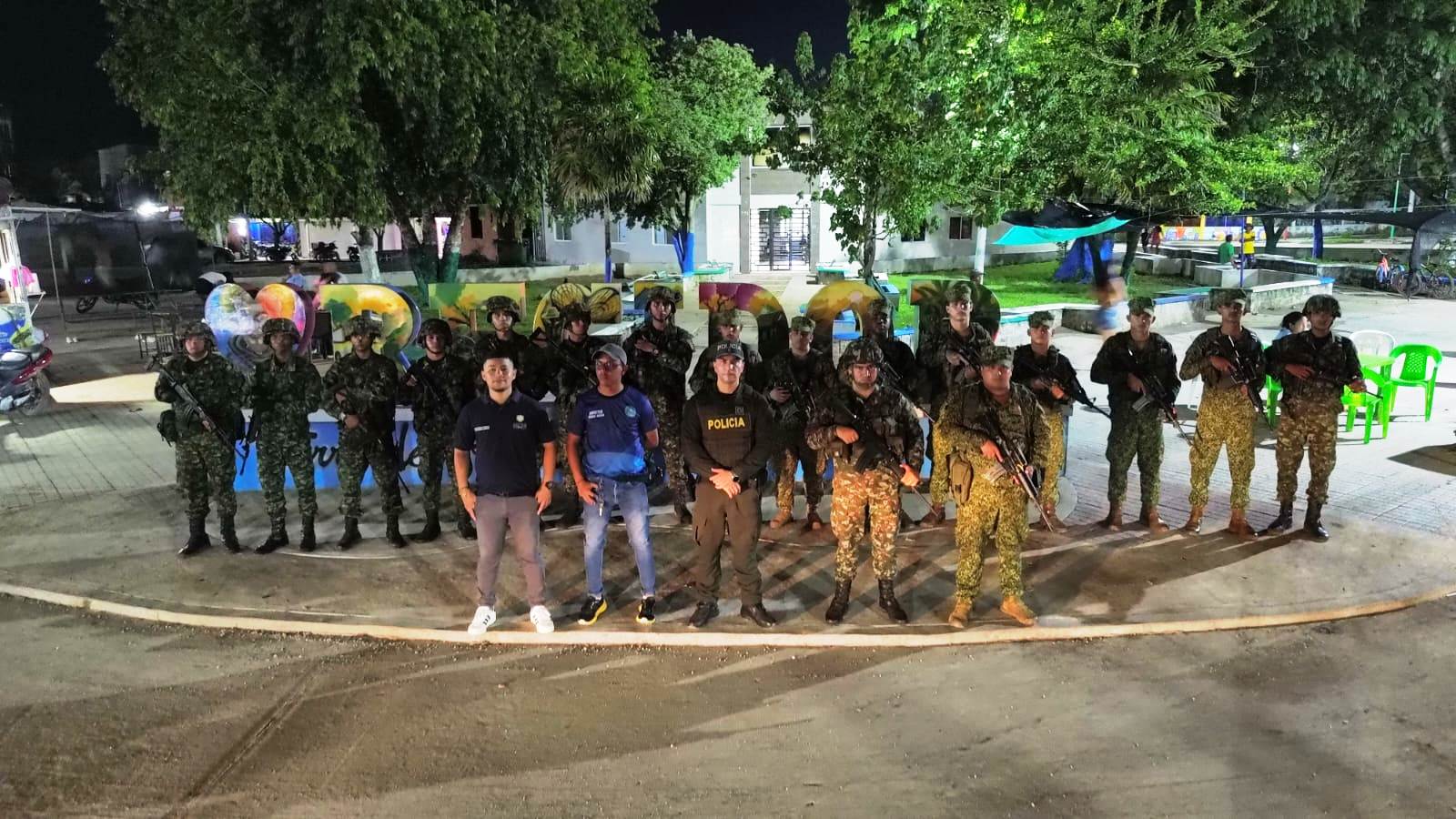 Operativo conjunto refuerza la seguridad en Regidor