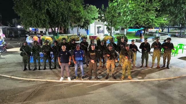 Operativo conjunto refuerza la seguridad en Regidor