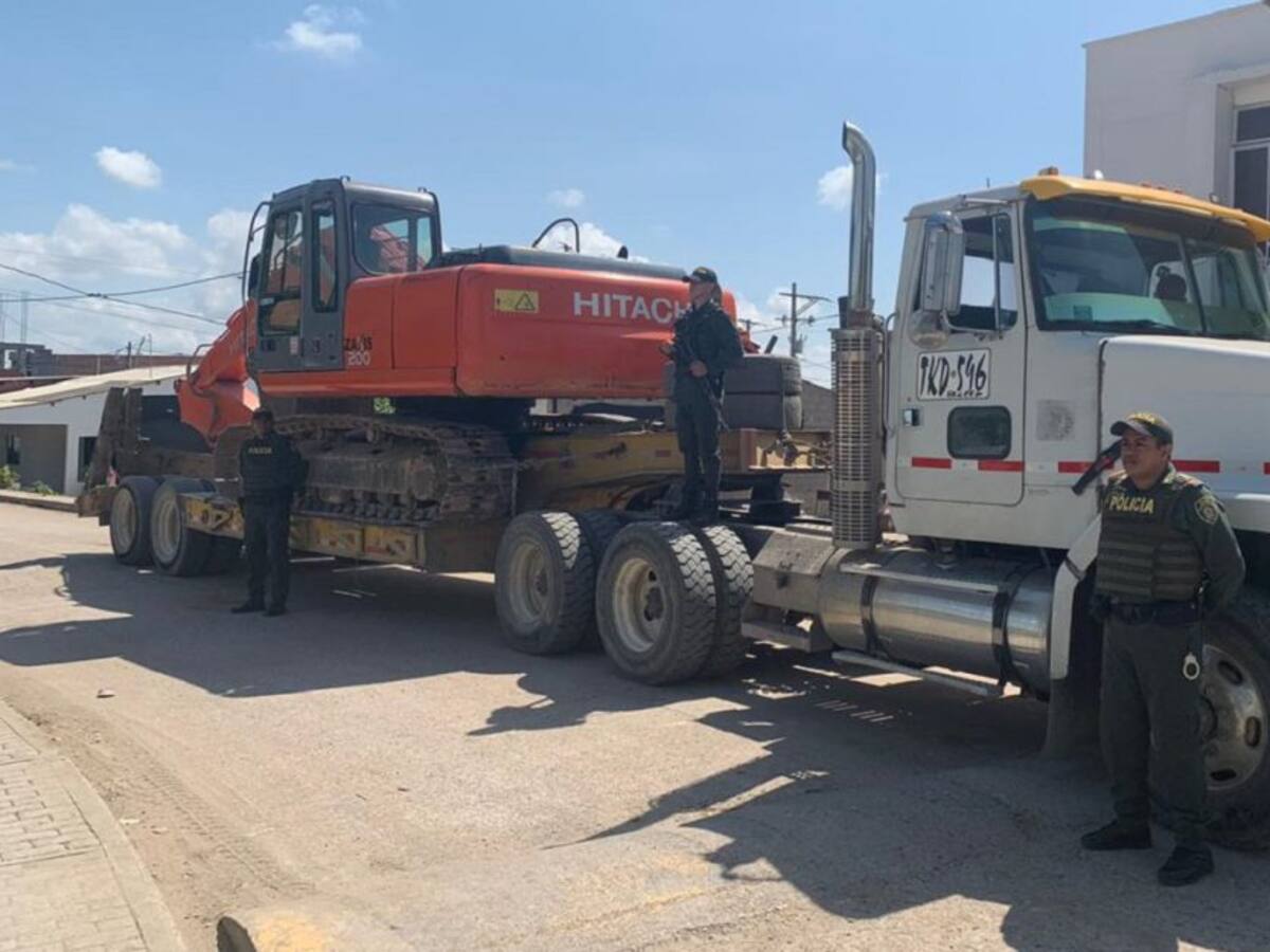 Incautan excavadora que iba a ser utilizada para minería ilegal en Bolívar