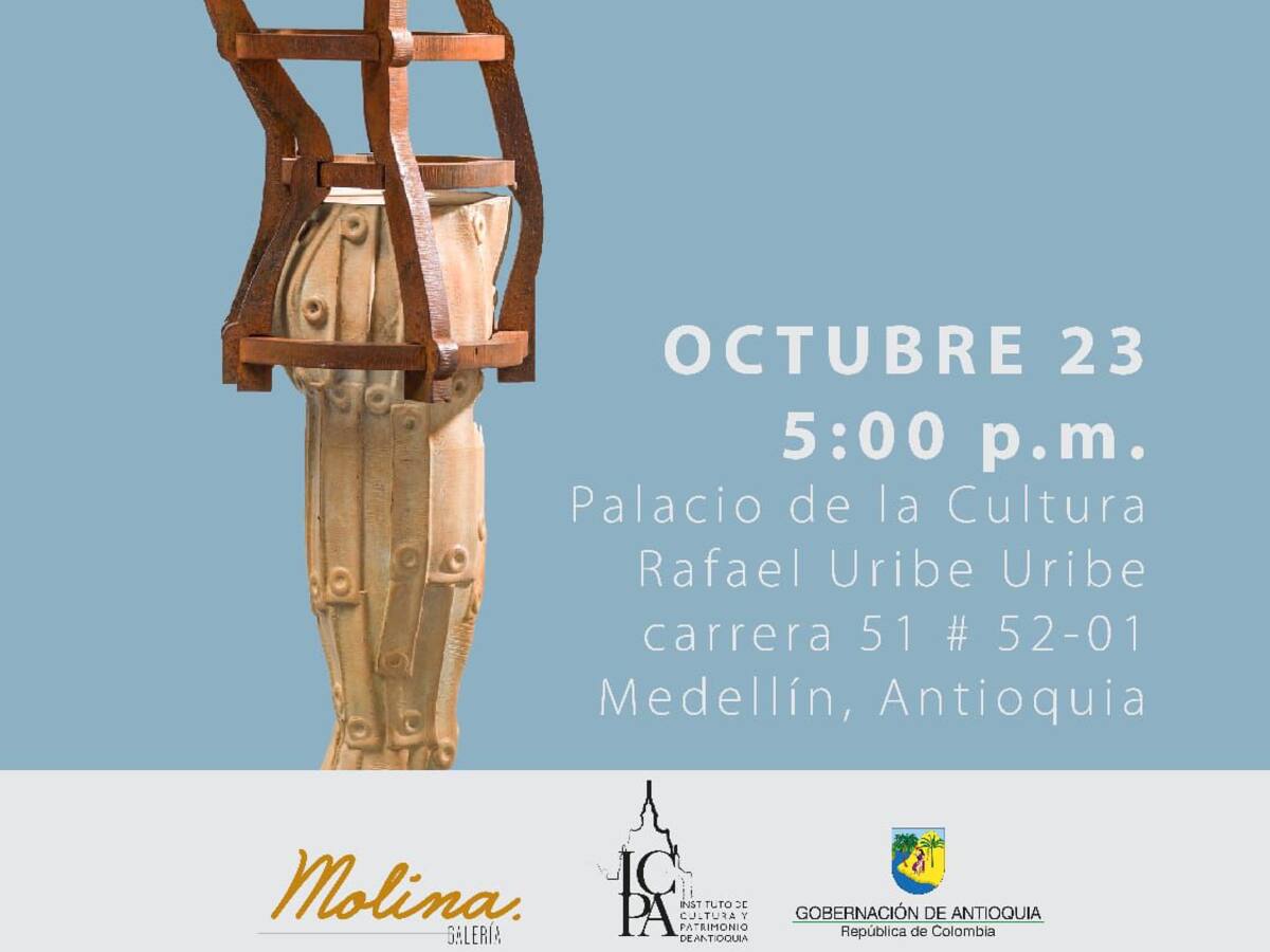 Por 20 años de carrera, escultor Joaquín Restrepo tendrá exposición en Medellín