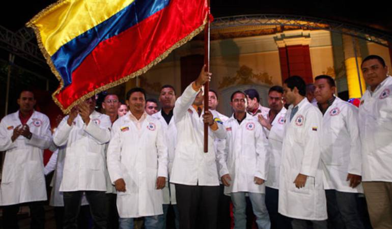 Profesionales de salud venezolanos.