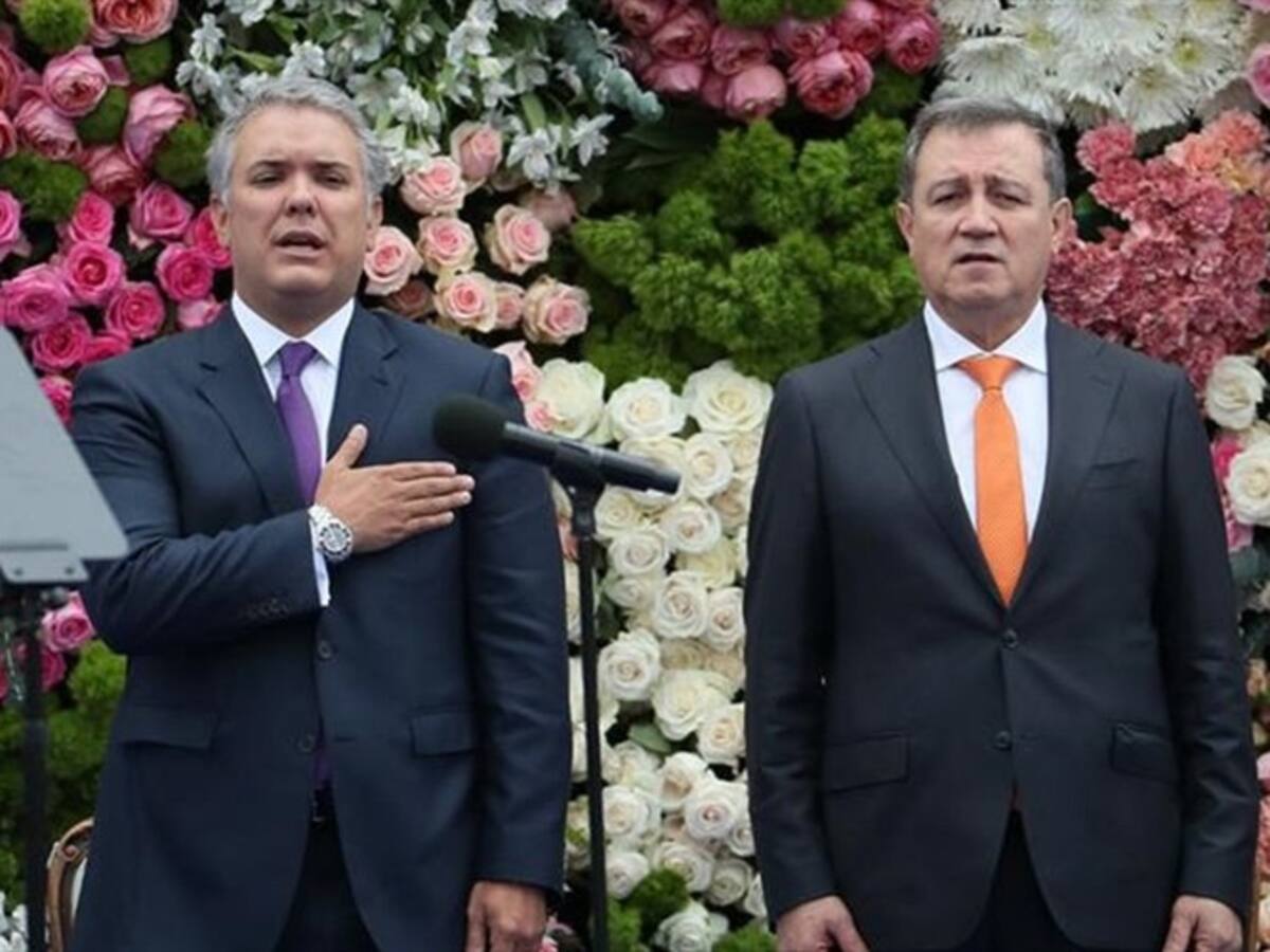 Polémica por discurso del presidente del Congreso durante la posesión de Iván Duque