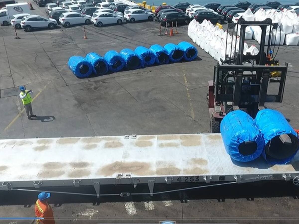 Puerto de Santa Marta realizó prueba operativa de tren que irá hasta el centro del país