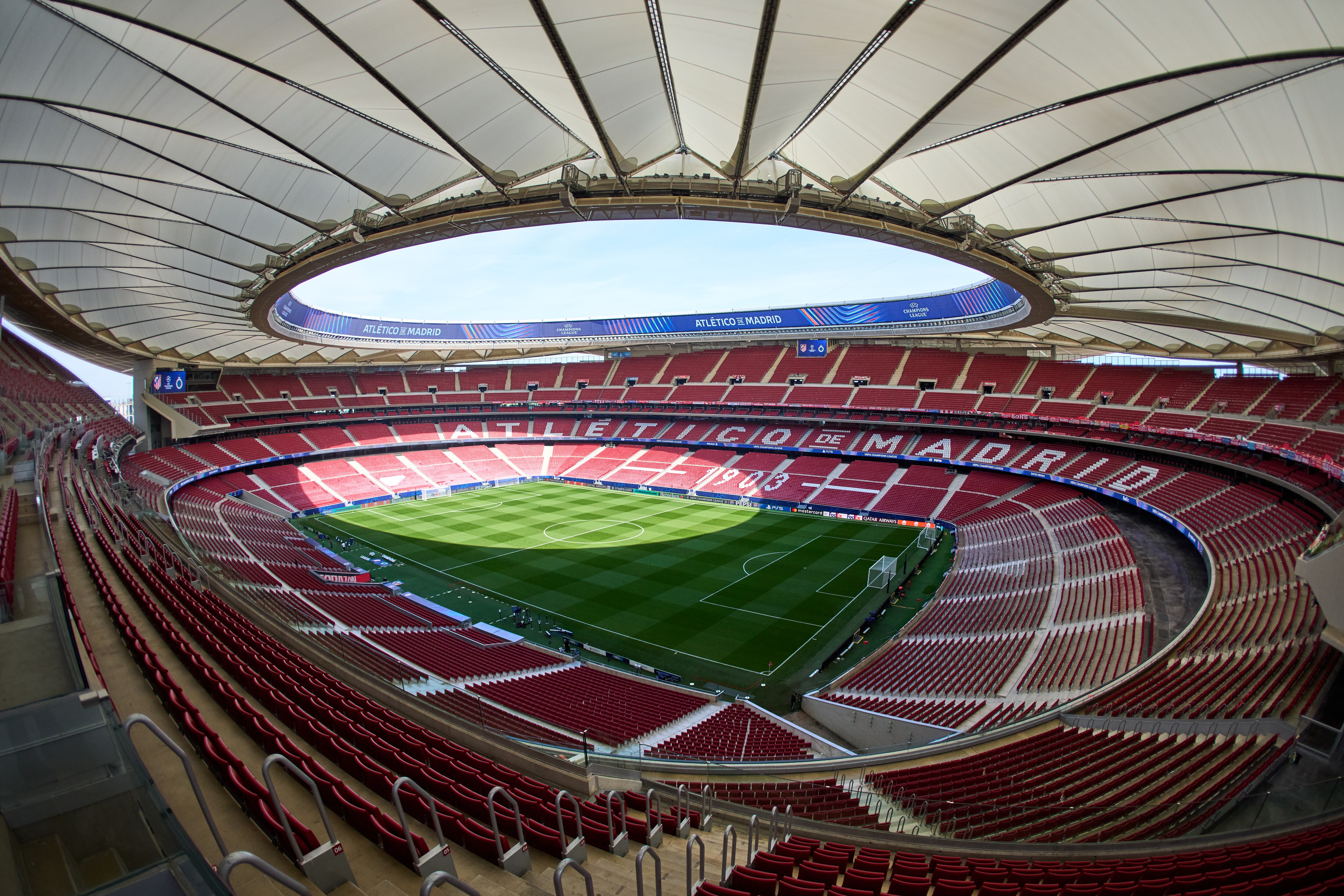 Estadio Metropolitano, casa del Atlético de Madrid. Foto: Getty Images.