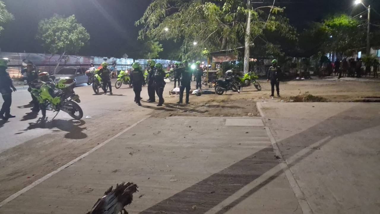 Barrio Villa Estrella - abatido alias “El Chino” y capturado alias ‘Nelson’. // Policía Metropolitana de Cartagena