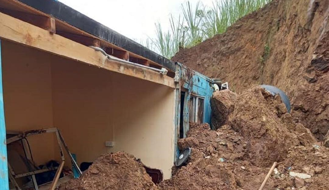 Afectaciones por lluvias en Caldas