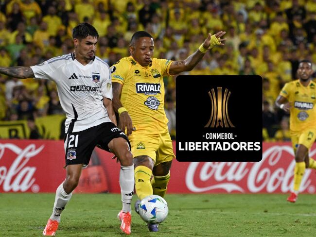Duelo entre Colo-Colo y Atlético Bucaramanga en la Copa Libertadores / Getty Images