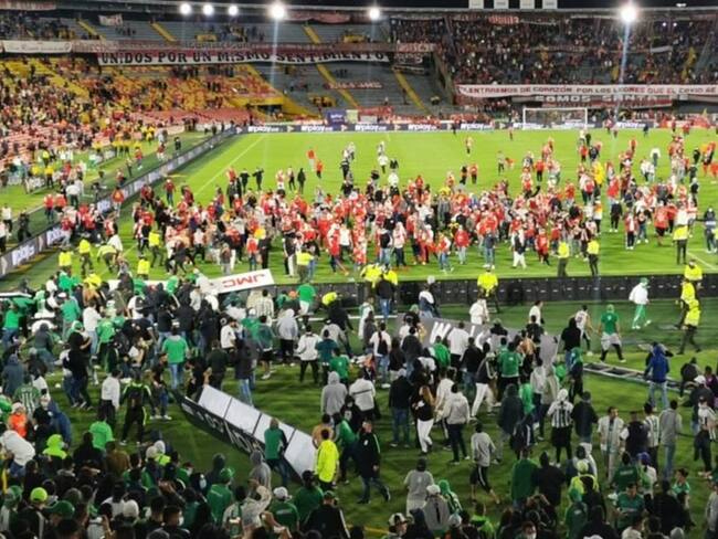 Cultura de agresión e incomprensión: el crudo relato de hincha en El Campín