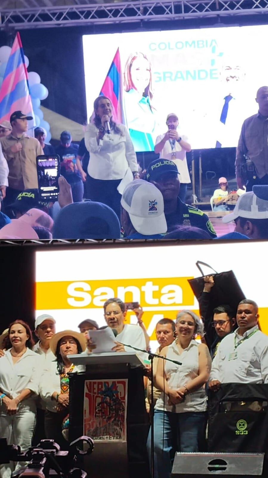 Santa Marta se convierte en epicentro político con visita de Paloma Valencia e Iván Cepeda/ Gissell Campo