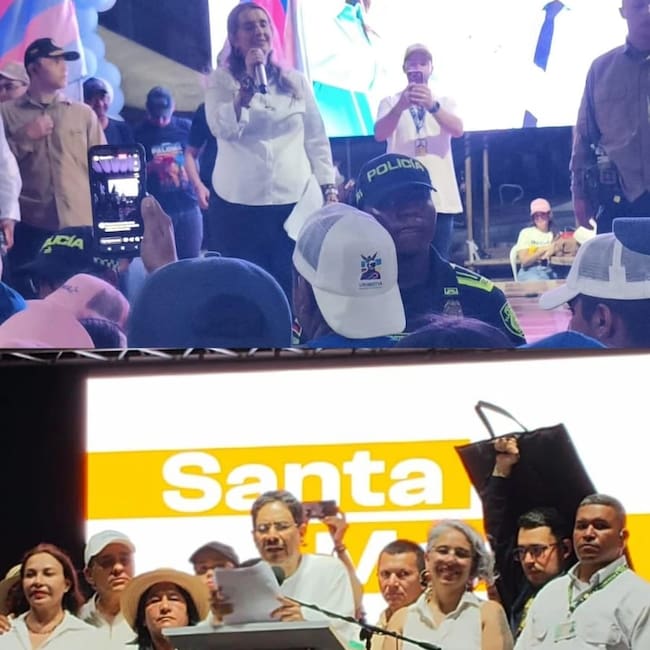 Santa Marta se convierte en epicentro político con visita de Paloma Valencia e Iván Cepeda/ Gissell Campo