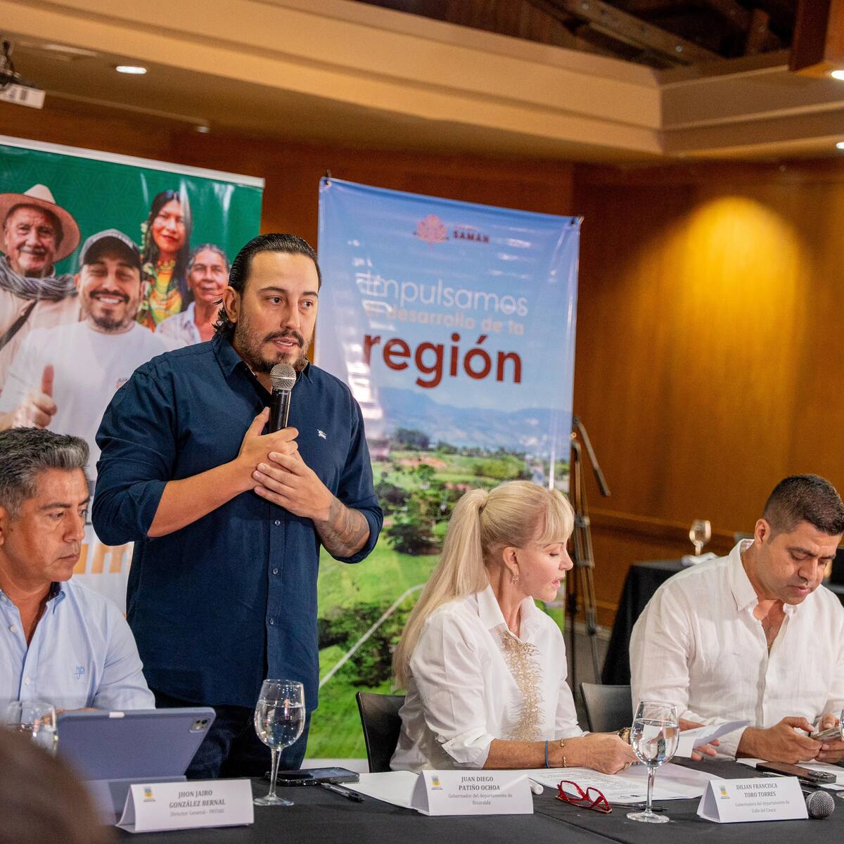 Gobernador de Risaralda entrega panorama preocupante de las obras del proyecto Vías del Samán