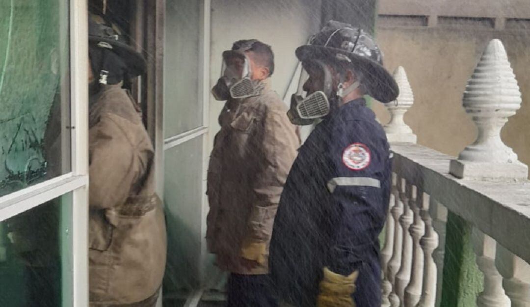 La conflagración se registró en el colegio Bilingüe ubicado en el barrio Nuevo Tesca