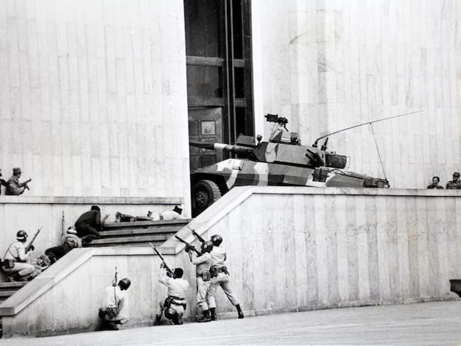 La Toma del Palacio de Justicia, en Bogotá. Operación Antonio Nariño fue un asalto perpetrado el miércoles 6 de noviembre de 1985 por un comando de guerrilleros del Movimiento 19 de abril (M-19) Archivo Colprensa.