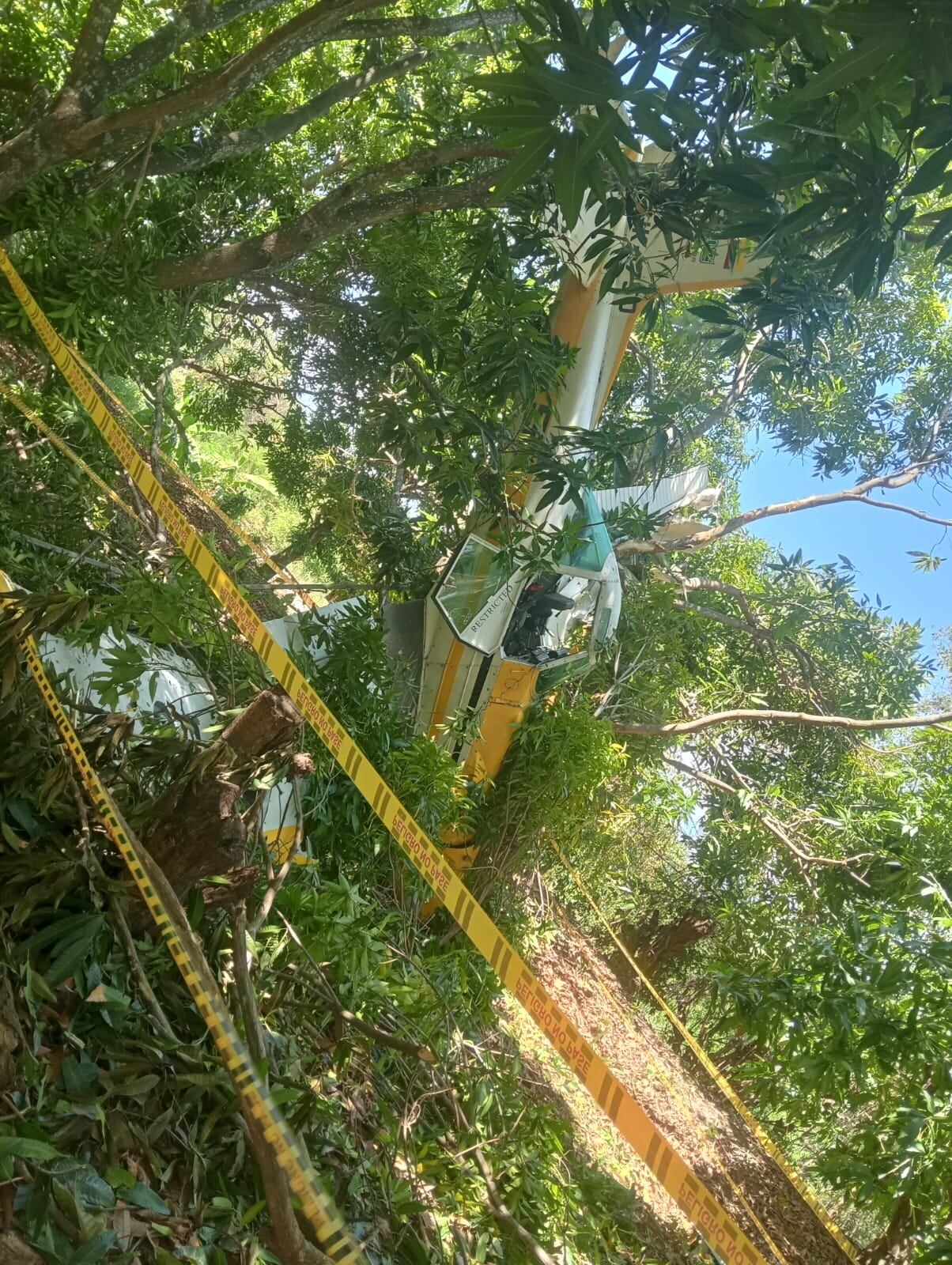 Aeronave de fumigación agrícola sufrió un accidente en Fundación, Magdalena/ Cortesia
