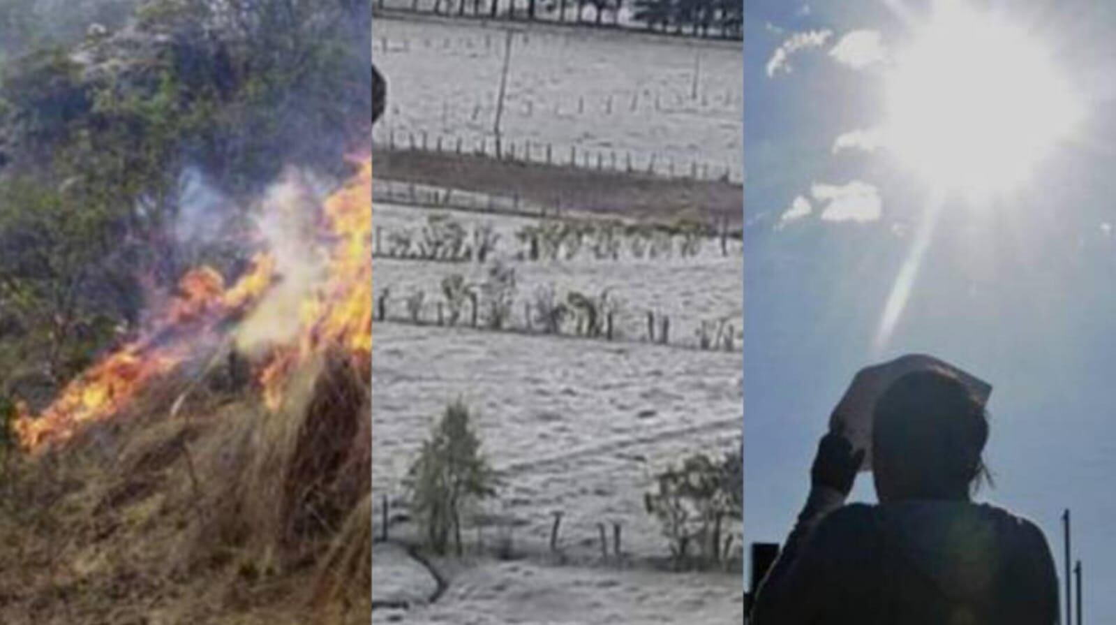 Boyacá en alerta por incendios forestales, heladas y alta radiación solar
