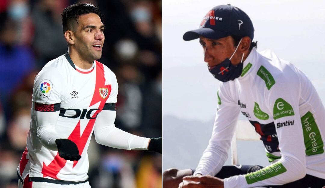 Falcao García y Egan Bernal