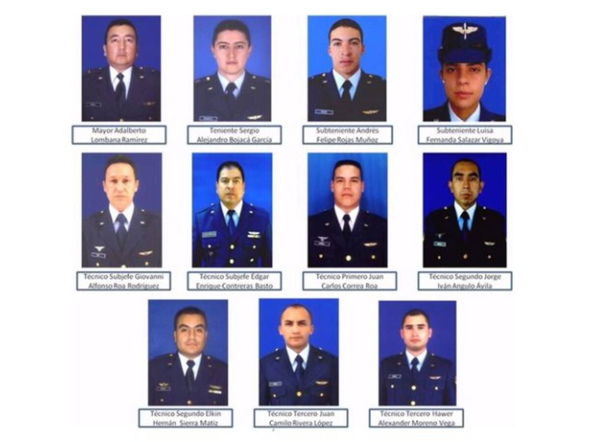 Comenzó el rescate de los cuerpos del avión de FAC que cayó en Codazzi