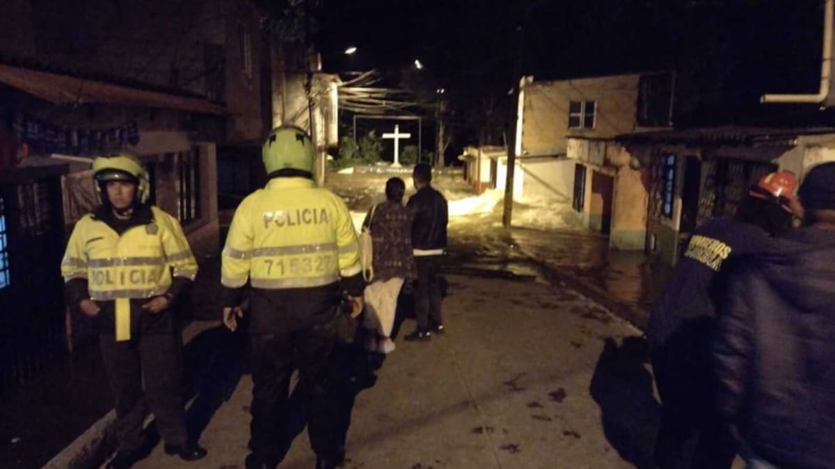 Emergencia por deslizamiento de tierra en Santa Rosa de Cabal