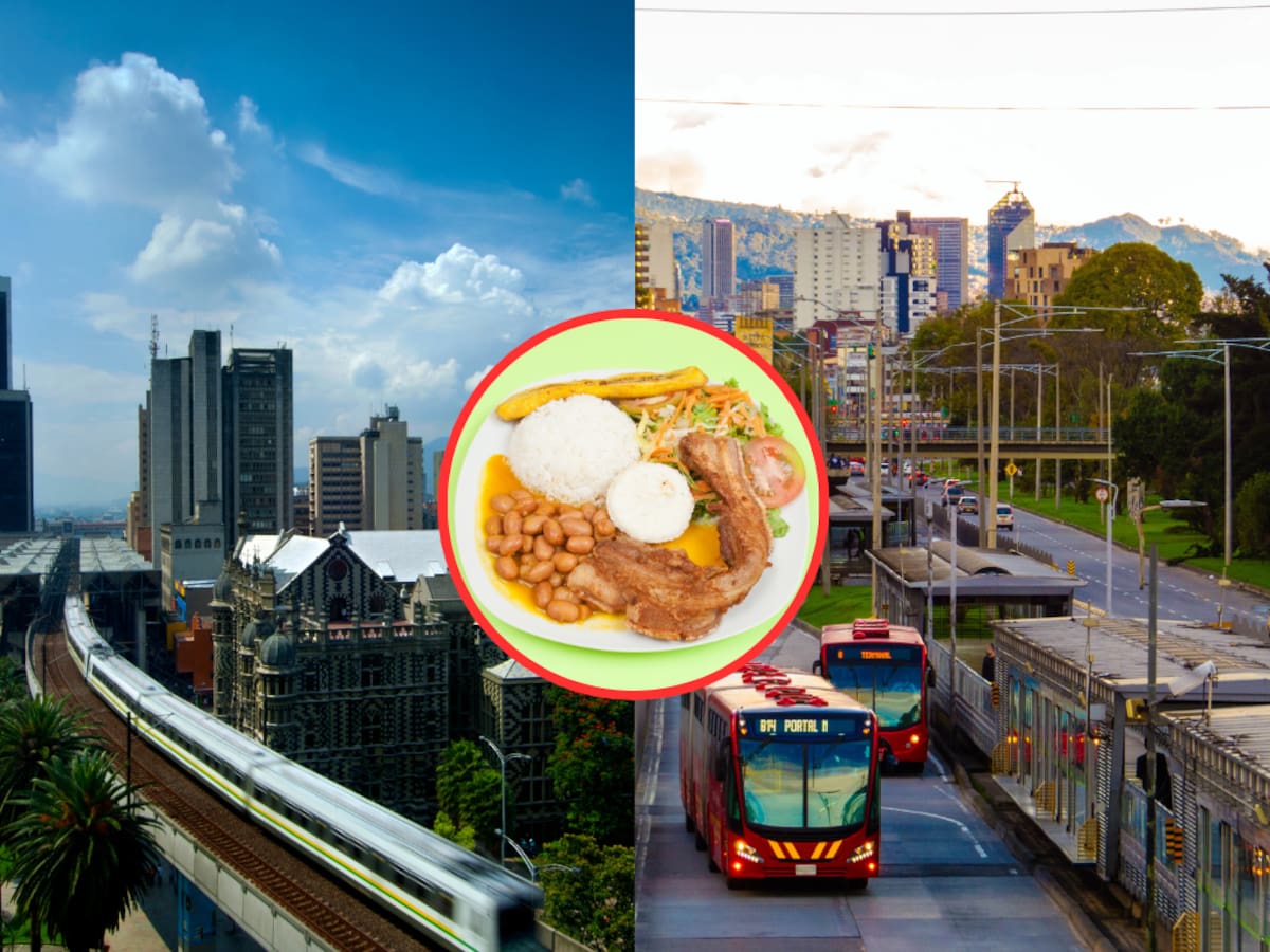 Dónde es más barato el ‘corrientazo’, ¿en Bogotá o en Medellín? Esto incluye el plato
