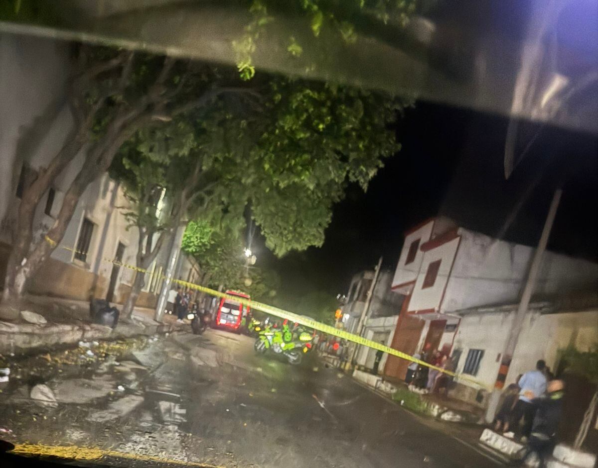 Ataque sicarial en Cúcuta. Foto: Cortesía.