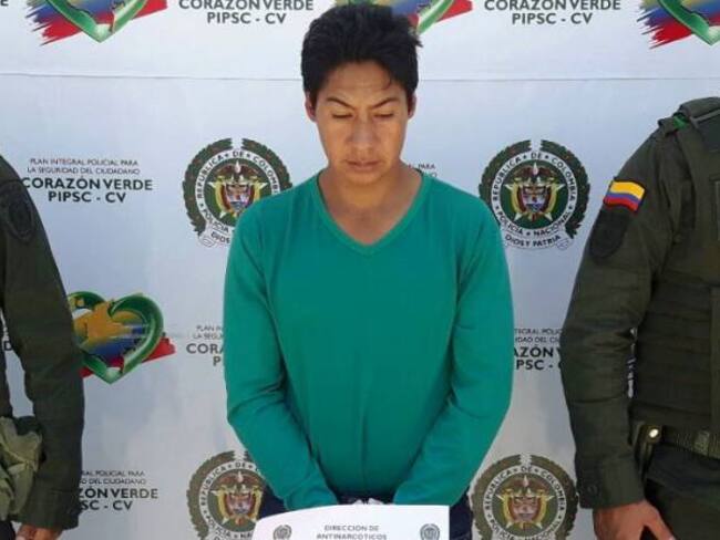 Mula con dediles de heroína fue capturado por las autoridades