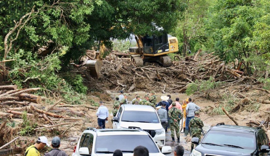 Caquetá y Putumayo inundados por las lluvias.