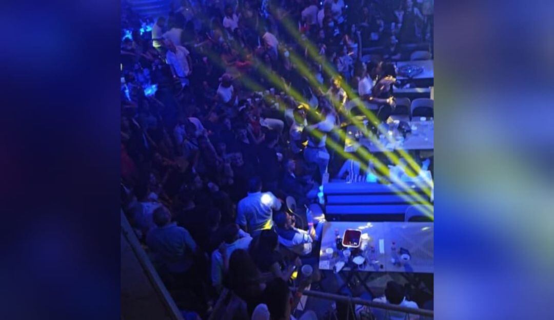 Concierto de Ana del Castillo en la discoteca Trucupey.