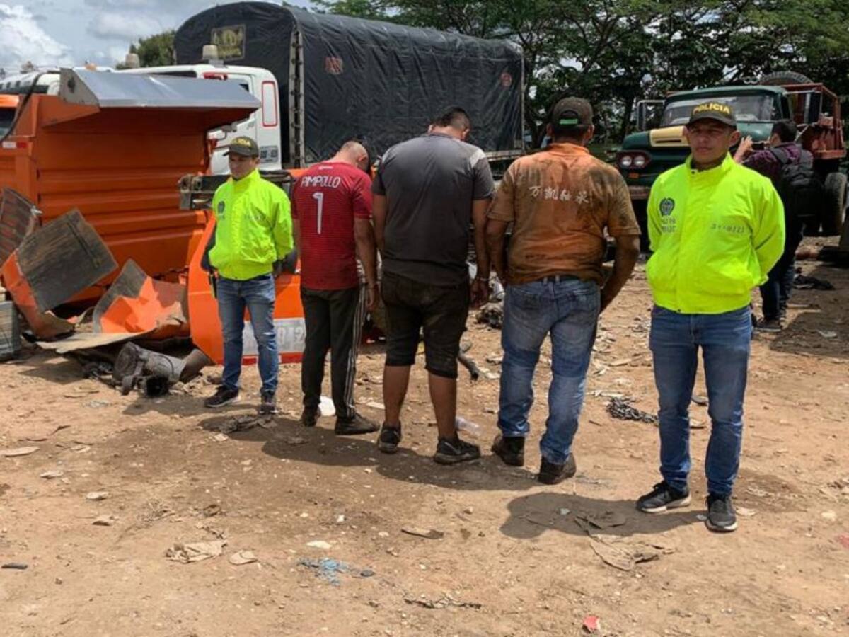 Policía descubre un deshuesadero en Bucaramanga