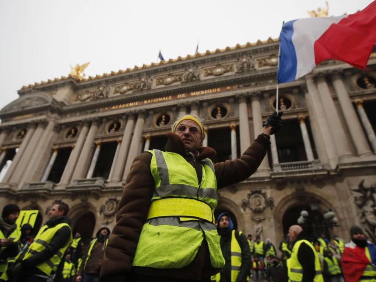 59 detenidos en París en las protestas de "chalecos amarillos"
