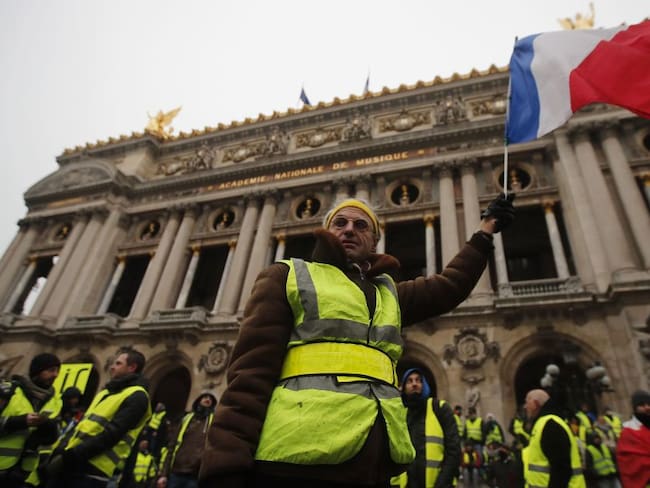 59 detenidos en París en las protestas de &quot;chalecos amarillos&quot;