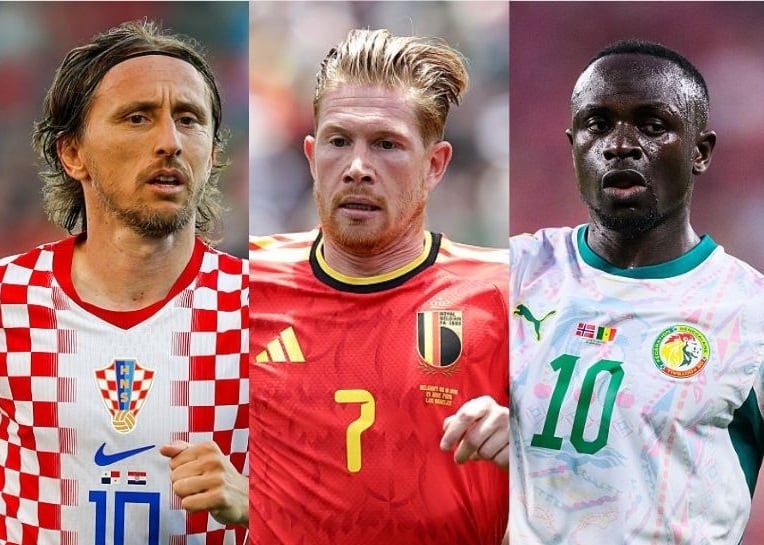Luka Modric, Kevin De Bruyne y Sadio Mané / Composición: Caracol Radio