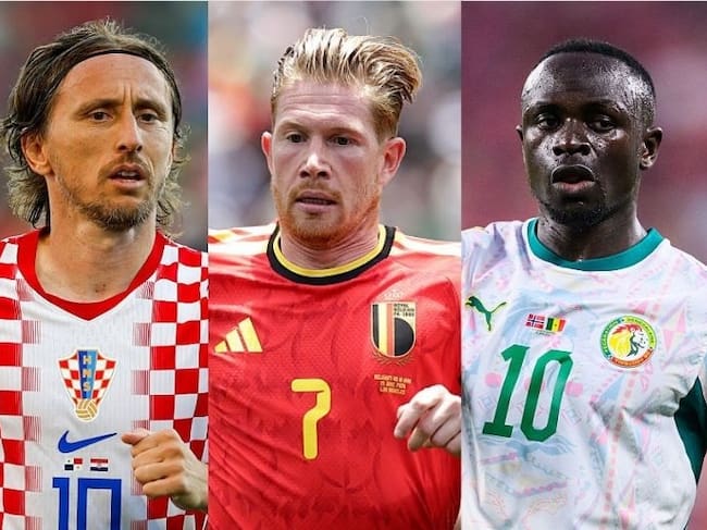 Luka Modric, Kevin De Bruyne y Sadio Mané / Composición: Caracol Radio