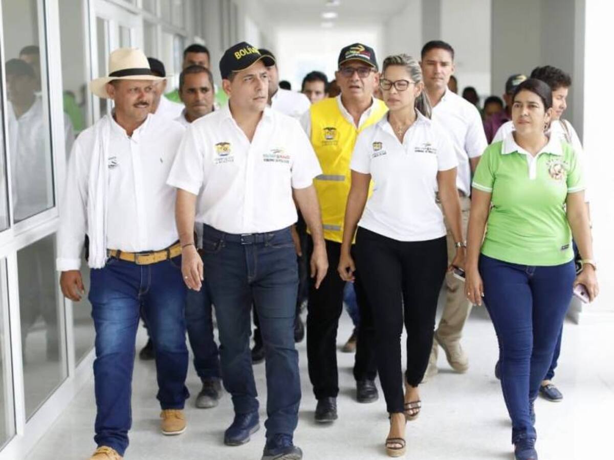 Gobernador de Bolívar inspecciona últimos avances del Hospital de Simití