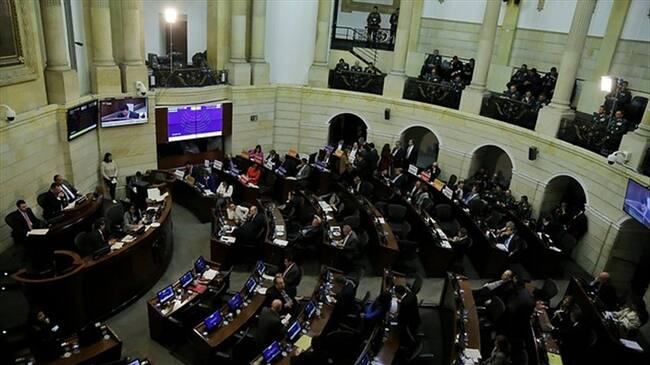 Plenaria del Senado. Foto: Colprensa
