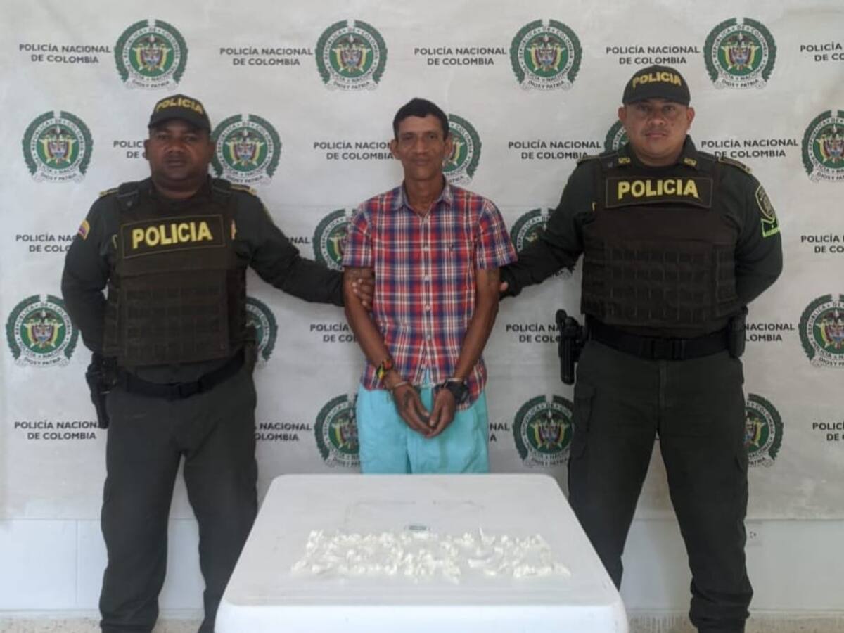 Policía capturó a presunto expendedor de drogas en Soplaviento, Bolívar